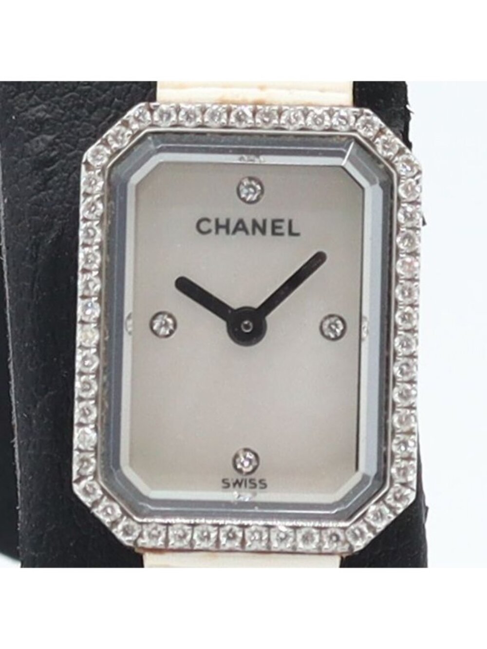 Chanel Premiere Bezel Diamond White Shell Dial Watch